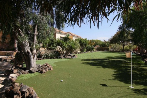 Private golf court